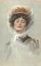 CPA LA FEMME dessinée