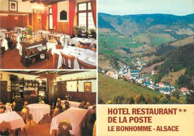CPSM FRANCE 68 "Le Bonhomme, hôtel restaurant de la poste "