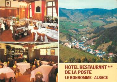 CPSM FRANCE 68 "Le Bonhomme, hôtel restaurant de la poste "