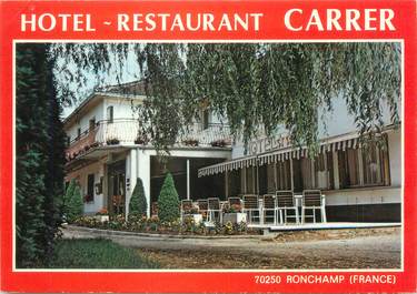 CPSM FRANCE 70 "Ronchamp, hôtel restaurant Carrer"