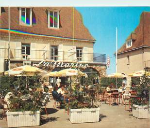 CPSM FRANCE 14 "Ouistreham port, la Marine, bar tabac journaux"