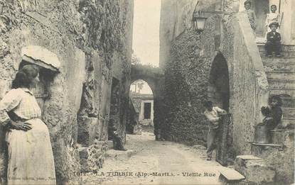 CPA FRANCE 06 "La Turbie,   vieille rue"