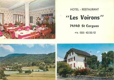 CPSM FRANCE 74 "Cergues, hôtel restaurant Les Voirons"