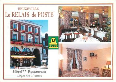 CPSM FRANCE 27 "Beuzeville, hôtel restaurant le relais de poste"