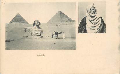 CPA EGYPTE "Pyramides de Gizeh"