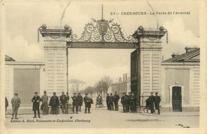 CPA FRANCE 50 "Cherbourg, la porte de l'Arsenal"