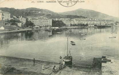 / CPA FRANCE 20 "Ajaccio, vue générale prise de la jetée"