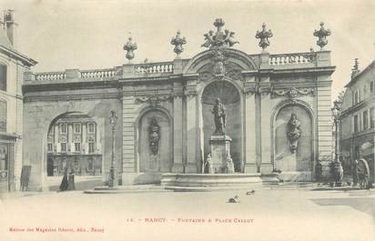 CPA FRANCE 54 "Nancy, fontaine et place Callot"