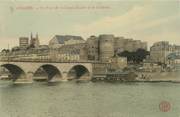 49 Maine Et Loire CPA FRANCE 49 "Angers, le pont de la basse Chaine et le château"