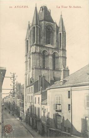 CPA FRANCE 49 "Angers, la tour Saint Aubin"