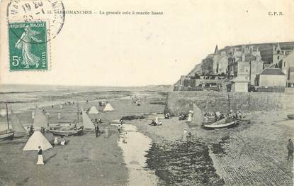 CPA FRANCE 14 "Arromanches, la grande cale à marée basse"