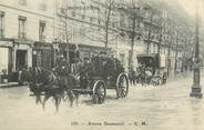 75 Pari CPA FRANCE 75012 "Paris, avenue Daumesnil" / INONDATION DE 1910