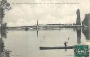 45 Loiret CPA FRANCE 45 "Le Loiret déborde, le pont Saint Nicolas" / INONDATION 1907