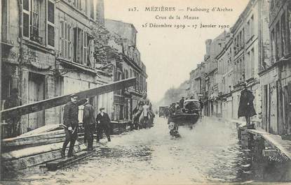 CPA FRANCE 08 "Mézières, faubourg d'Arches" / INONDATION 1920