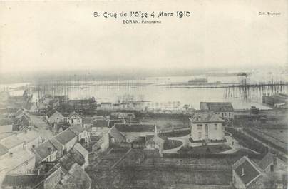 CPA FRANCE 60 "Boran, panorama" / INONDATION 1910