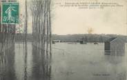 28 Eure Et Loir CPA FRANCE 28 "Environs de Nogent Le Roi, vue prise de la Bretèche, prairires" / INONDATION 1910