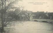 18 Cher CPA FRANCE 18 "Bourges, l'Yèvre au pont Saint Privé" / INONDATION 1910