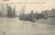 18 Cher CPA FRANCE 18 "Bourges, l'Yèvre au pont Saint Privé" / INONDATION 1910