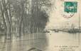 CPA FRANCE 76 "Rouen, le quai au cours la Reine" / INONDATION 1910