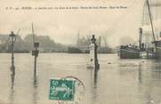 76 Seine Maritime CPA FRANCE 76 "Rouen, quai du Havre" / INONDATION 1910