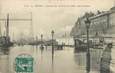 CPA FRANCE 76 "Rouen, quai du Havre " / INONDATION 1910