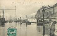 76 Seine Maritime CPA FRANCE 76 "Rouen, quai du Havre " / INONDATION 1910