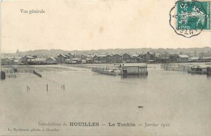 CPA FRANCE 78 "Houilles, route d'Argenteuil" / INONDATION 1910