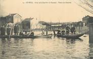 78 Yveline CPA FRANCE 78 "Le pecq, visite aux sinistrés" / INONDATION 1910