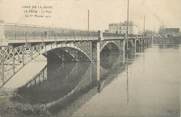 78 Yveline CPA FRANCE 78 "Le Pecq, le pont" / INONDATION 1910