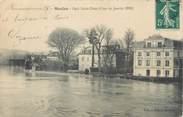 78 Yveline CPA FRANCE 78 "Meulan, quai Saint Côme" / INONDATION 1910