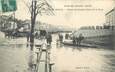 CPA FRANCE 91 "Athis Mons, scènes émouvante place de la gare" / INONDATION 1910