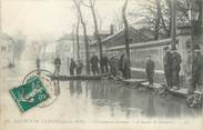 92 Haut De Seine CPA FRANCE 92 "Villeneuve La Garenne, l'avenue de Genneviers" / INONDATION 1910