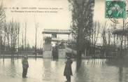 92 Haut De Seine CPA FRANCE 92 "Saint Cloud, les montagnes russes et le kiosque de la musique" / INONDATION 1910