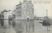 92 Haut De Seine CPA FRANCE 92 "Sèvres, vue prise de Saint Cloud" / INONDATION 1910