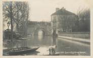 92 Haut De Seine CPA FRANCE 92 "Asnières, quai inondé" / INONDATION 1910