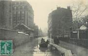 92 Haut De Seine CPA FRANCE 92 "Asnières, la rue d'Anjou" / INONDATION 1910