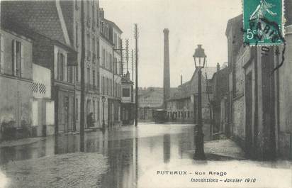 CPA FRANCE 92 "Puteaux, rue Arago" / INONDATION 1910