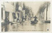 92 Haut De Seine CPA FRANCE 92 "Asnières, le quai de Courbevoie" / INONDATION 1910