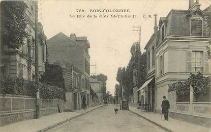 CPA FRANCE 92 "Bois Colombes, la rue de la Côte Saint Thibault"