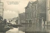 92 Haut De Seine CPA FRANCE 92 "Neuilly, rue Soyer, la gendarmerie"" / INONDATION 1910