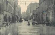 92 Haut De Seine CPA FRANCE 92 "Levallois, la rue Raspail" / INONDATION 1910