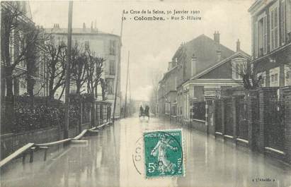 CPA FRANCE 92 "Colombes, rue Saint Hilaire" / INONDATION 1910