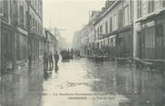 92 Haut De Seine CPA FRANCE 92 "Courbevoie, la rue de Paris" / INONDATION 1910