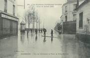 92 Haut De Seine CPA FRANCE 92 "Courbevoie, rue de l'abreuvoir et place du vieux marché" / INONDATION 1910