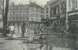 CPA FRANCE 92 "Courbevoie, la place du port" / INONDATION 1910