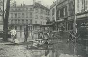 92 Haut De Seine CPA FRANCE 92 "Courbevoie, la place du port" / INONDATION 1910