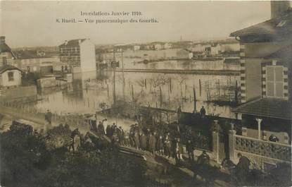 CPA FRANCE 92 "Rueil, vue panoramique des Gourlis" / INONDATION 1910
