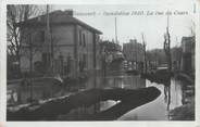 92 Haut De Seine CPA FRANCE 92 "Boulogne Billancourt, la rue du cours" / INONDATION 1910