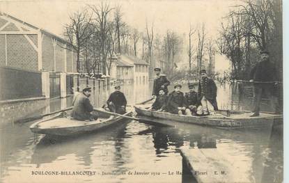 CPA FRANCE 92 "Boulogne Billancourt, le Hall Fleuri" / INONDATION 1910