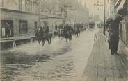 93 Seine Saint Deni CPA FRANCE 93 "Saint Denis, la rue du port" / INONDATION 1910